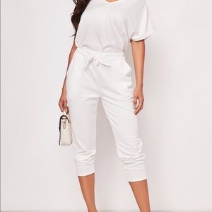 Brand new MissPap Gina Cream V Neck Loungewear set